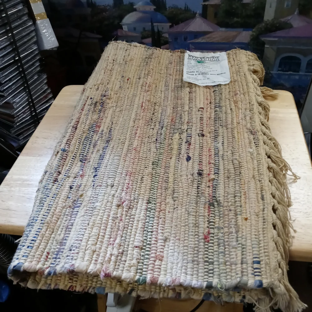 🌅🏫 2 Gallic Artisan Cotton Rugs 🆕🏬 22